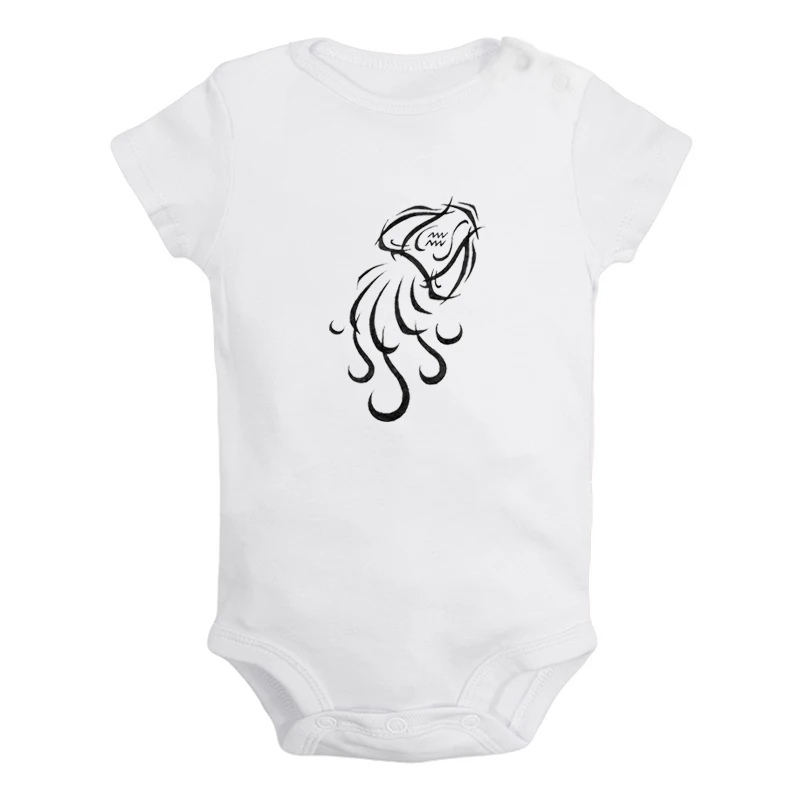 

Constellation Virgo Sagittarius Gemini Aquarius Design Newborn Baby Boys Girls Outfits Jumpsuit Printing Infant Bodysuit Clothes