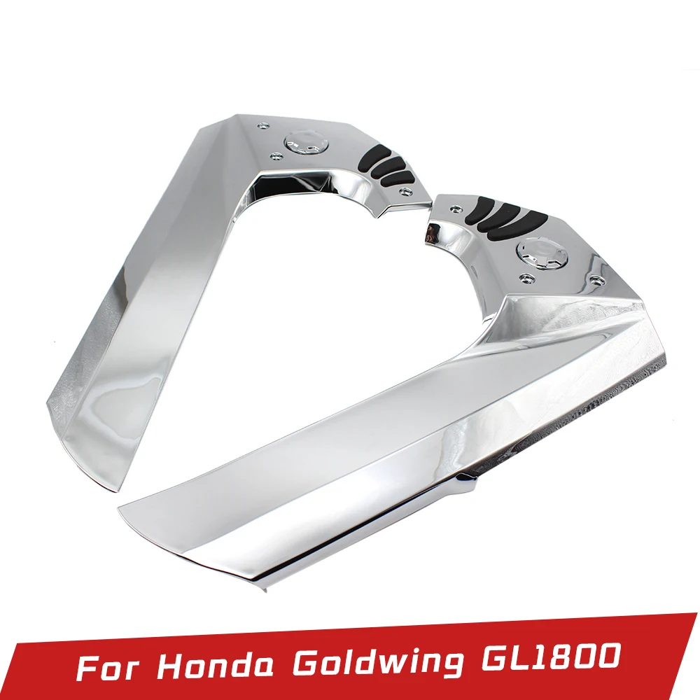 

2 шт., хромированные обтекатели для мотоцикла Honda Goldwing GL1800 2001-2011