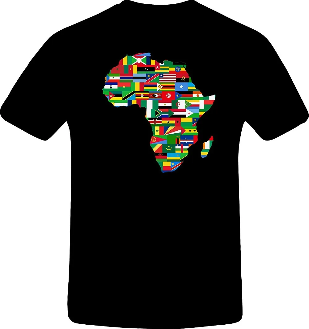 Летняя футболка известного бренда Africa Мужская топы футболки в стиле хип хоп| |