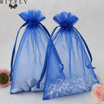 

Free Shipping Wholesale 100pcs/lot lavender Organza Packaging Wedding Gift Bags&Pouches Nice Drawable Organza Voile Gift Pack