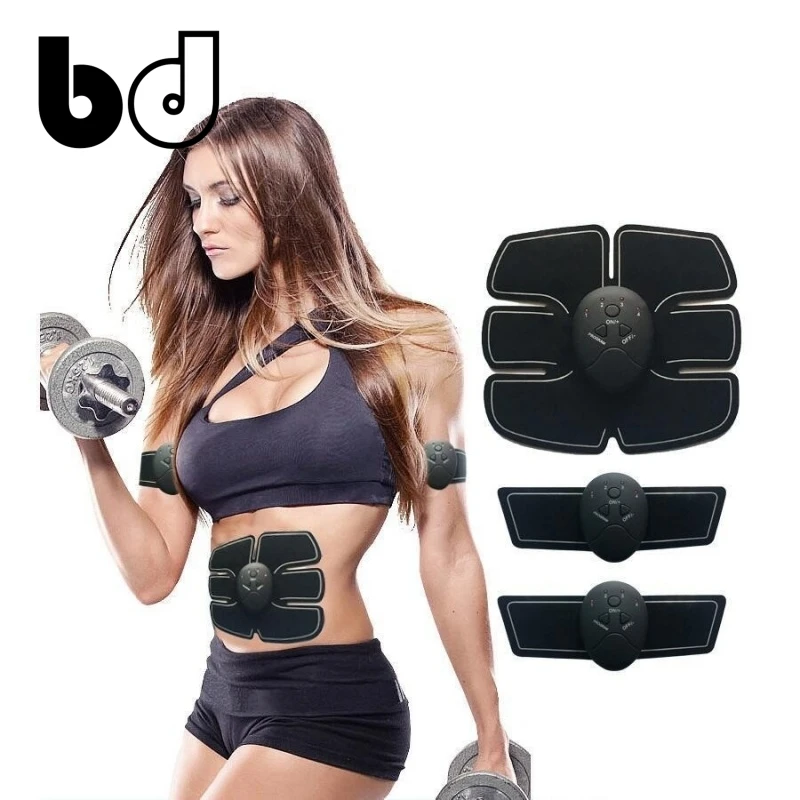 EMS Wireless Smart Muscle Stimulator Abdominal Trainer Butt Lifting Slimming Belt Massager Training Body Sport Shaping Unisex | Красота и