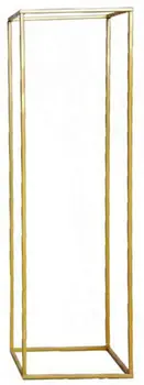 

Detachable Flower Rack, Iron Flower Stand,Wedding Geometric Vases Column Stand, Rectangular Frame Box, Flower Display Stand