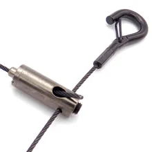 Производители профессиональное производство черная проволочная веревка освещение безопасная веревка шахтная лампа проволочная веревка подвесная веревка большое количество