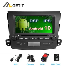 DSP ips Android 10 Автомобильный DVD стерео плеер Автомобильный Радио gps для Mitsubishi Outlander Citroen C-Crosser peugeot 4007 с wifi BT