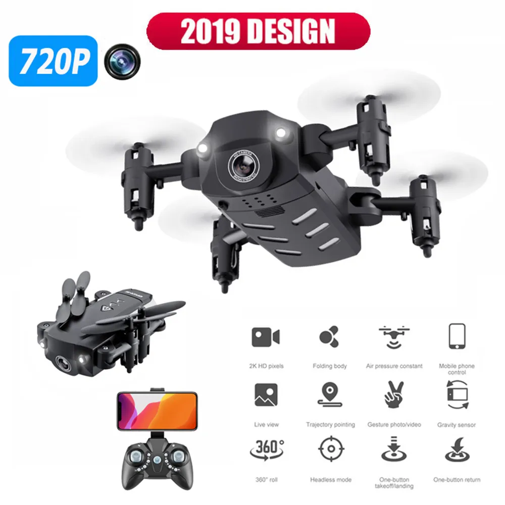 Мини 2,4G wifi FPV 720P HD камера Складная Длинная жизнь простой контроль давления воздуха постоянный RC Квадрокоптер