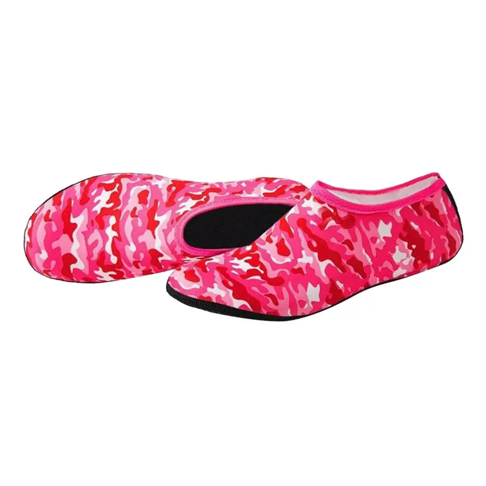 Water shoes Aqua shoes Men Women Beach Shoes Socks Swimming Solid Color Summer Seaside Sneaker slippers
