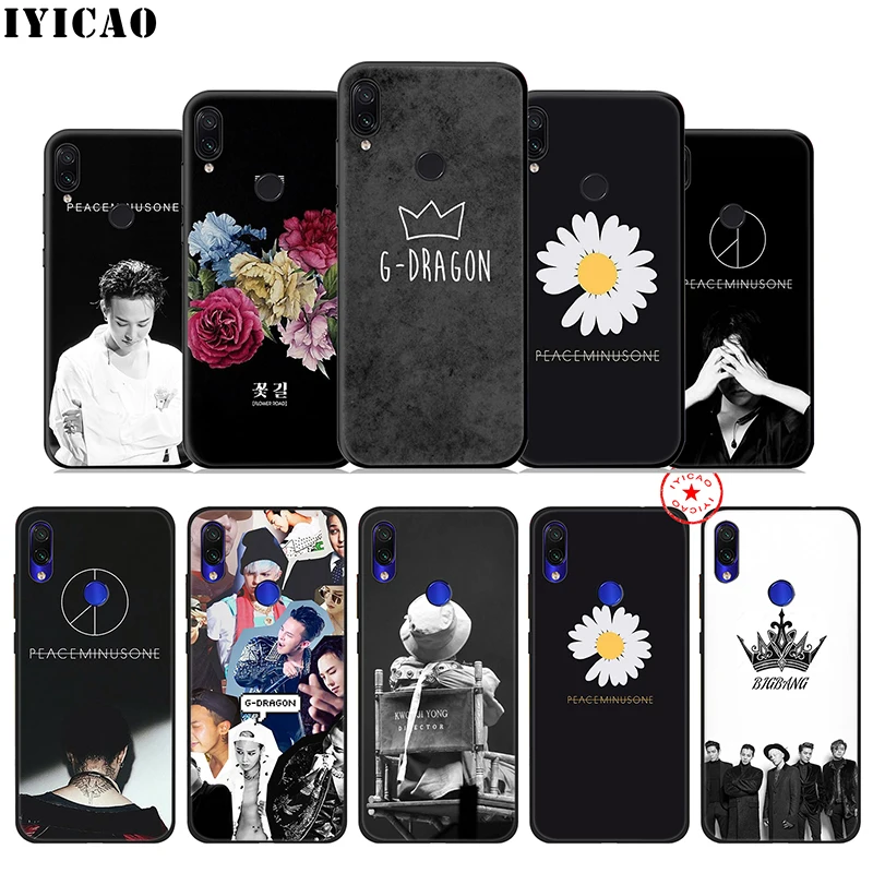 IYICAO G dragon GD Bigbang Soft Case for Xiaomi Redmi K20 8A 7A 7 6 6A 5A 5 Plus 4X 4A Go Pro TPU |