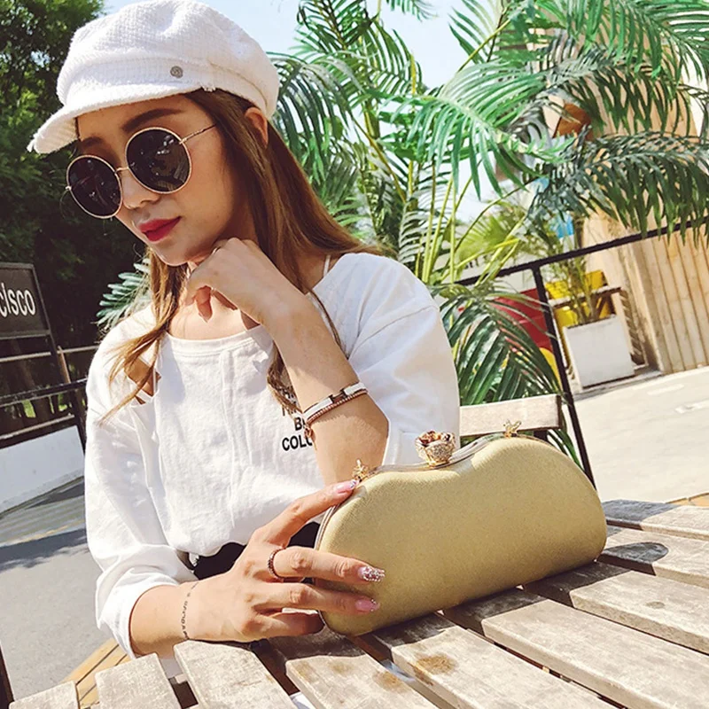 New Women'S Bag Evening Bag Party Dress Evening Bag Diamond Bag Shoulder Diagonal Clutch