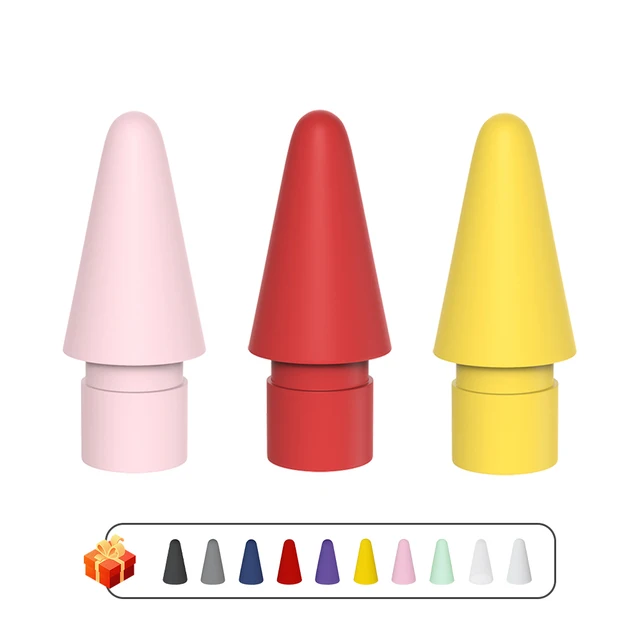 For Apple Pencil Tip Spare Nib Replacement Tip For Apple Pencil 1st 2nd Generation For Punta Apple Pencil 2nd Nib Stylus Pen Tip Pink Red Yello