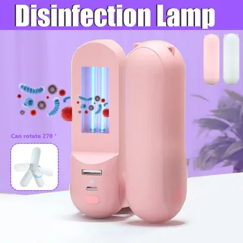 

Portable UV Light Sanitizer Wand Ultraviolet Disinfection Lamp USB Charging UVC Sterilizer Light Can Use as Power Bank