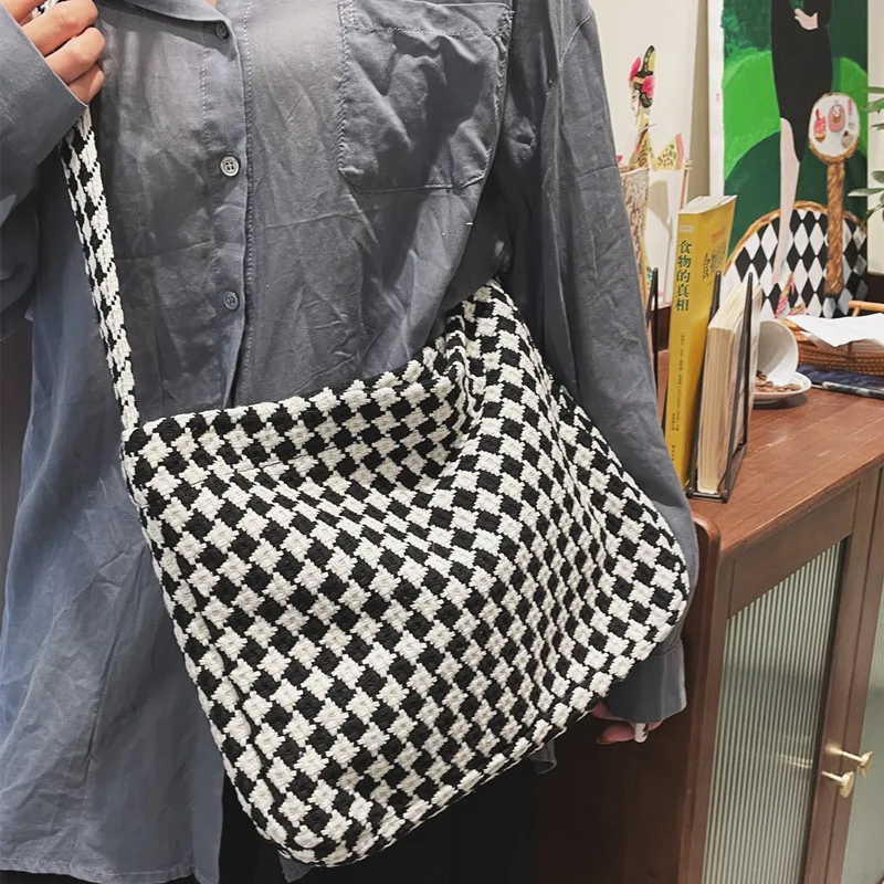 

Оригинальная вместительная сумка Uoct 2021, новая сумка-мессенджер через плечо, Холщовая Сумка-тоут, Студенческая классная сумка для покупок в колледже