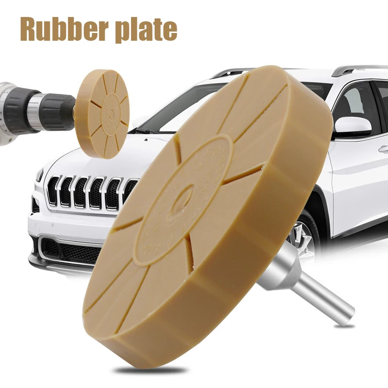 

'The Best' 3.5Inch Rubber Pinstripe Decal Wheel Pad Sticker Removal Tool with Arbor 889