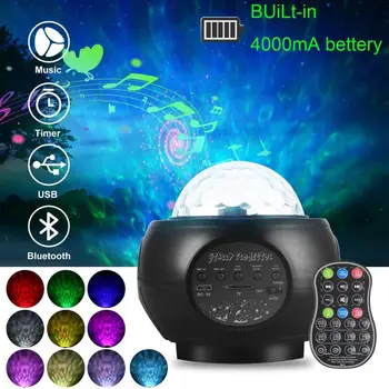 

Led Starry Sky Night Light Projector Galaxy Night Light Star Projector Night Lights For Children kids Room buletoth speaker TF