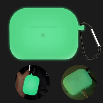 

Luminous Earphone Case For AirPods Pro Air Pods Pro Ultra Thin Silicone TWS Bluetooth Earphone Charging Box Case For AirPods Pro