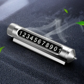 

1 Pcs Car Temporary Parking Card Phone Number Card Plate Telephone Number Stickers Car Styling Car Park Stop Accessories