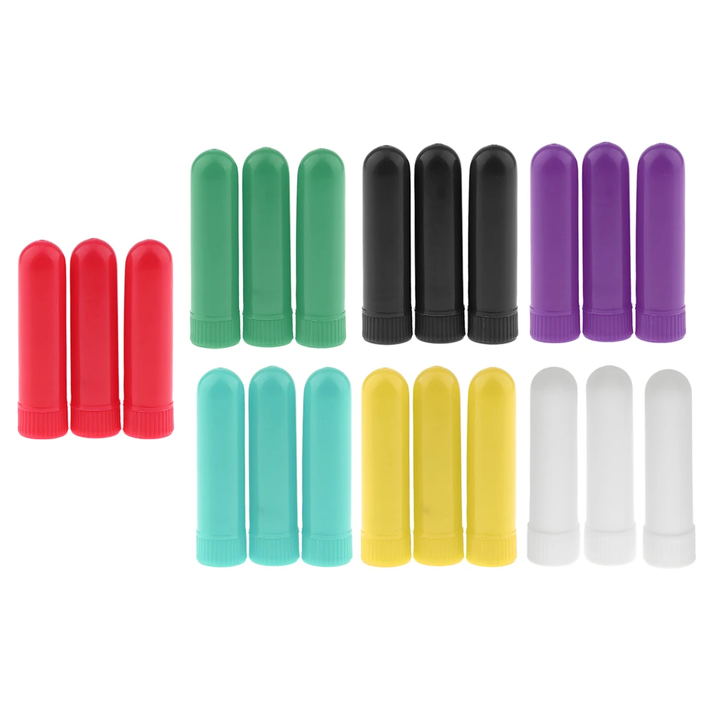 3 шт. эфирные масла ингалятор Трубки Контейнеры для носовых ингаляторов трубы с