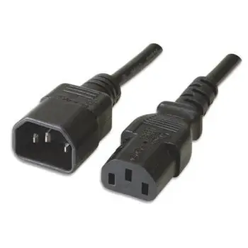 

Extension cable Vde C13 F to C14 M 3 m Black