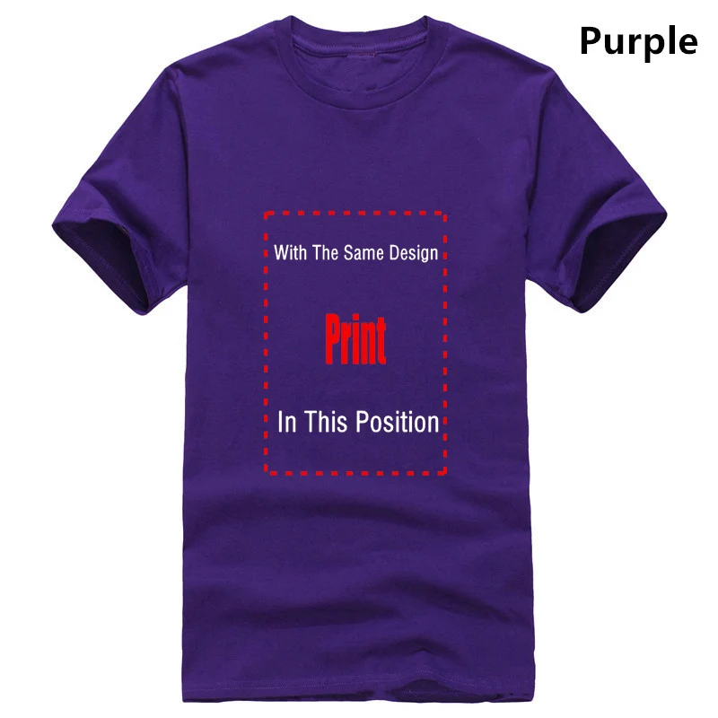 Pitbull в кармане Мужская футболка хлопок Cotton Мужская женская унисекс модная футболка - Цвет: Men purple