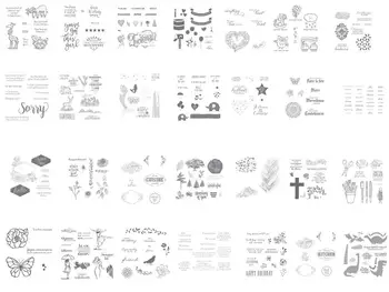 

Transparent Clear stamps and metal cutting dies