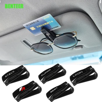 

plastic car sunshade car glass clip holder sticker For seat FR ateca cupra leon IBIZA