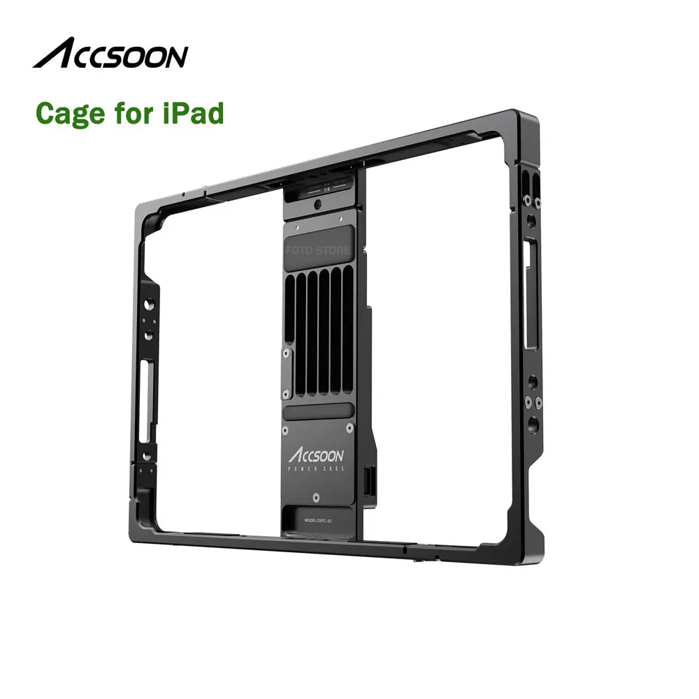 

Accsoon CEPC-01 Power Cage для iPad, защитный чехол, держатель аккумулятора для беспроводной передачи видео, комплект мониторинга режиссера