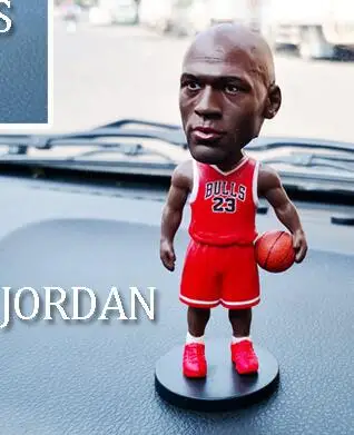 Q версия NBA баскетбольная звезда Коби Джордан Харден айверсен качающаяся голова кукла автомобильные украшения автомобильные аксессуары автомобильные принадлежности украшение - Название цвета: 4