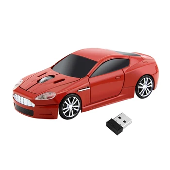

2.4G Laptop PC Home Ergonomic High Accuracy Battery Powered Optical USB Office Car Shape Accessories Computer Wireless Mouse