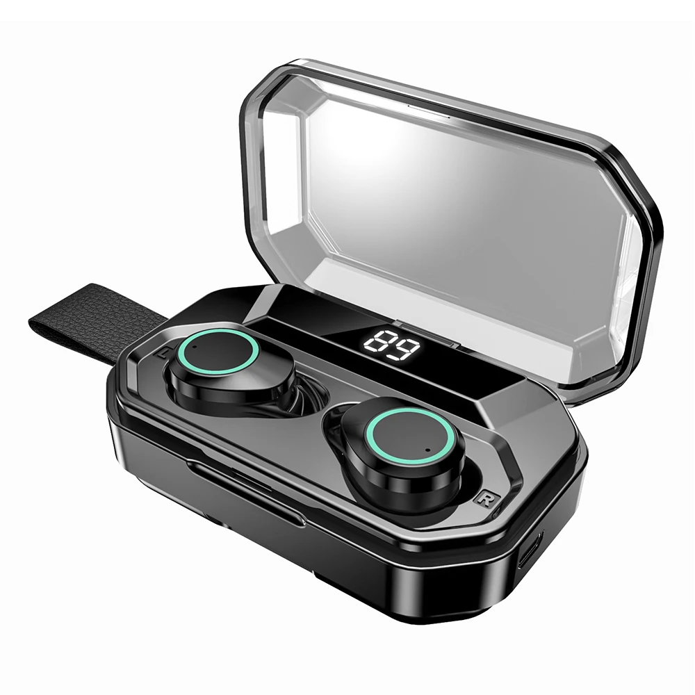 EMEOBE X6 Pro TWS Bluetooth наушники Беспроводные спортивные наушники бас бег наушники для Iphone Xiaomi huawei samsung - Цвет: Black