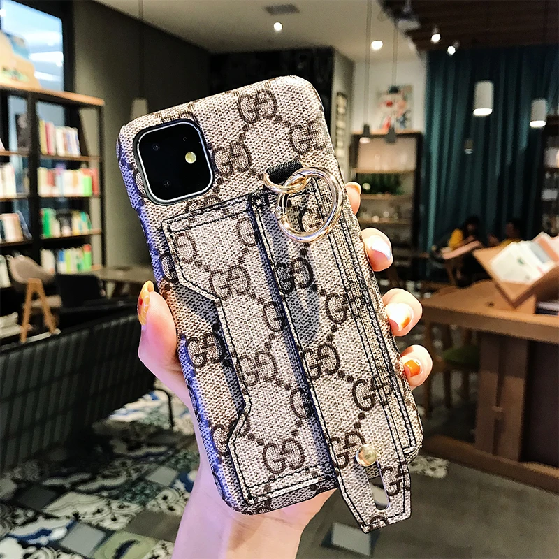 Шампанское Роскошный классический напульсник чехол для телефона для IPhone 11 Pro XS Max XR 7 8 6S Plus Модный высококачественный силиконовый чехол в клетку - Цвет: Шампанское