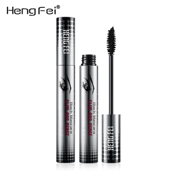 

Hengfei Cool Black Liquid Mascara Eyes Makeup Eyelashes Curling Pen Make up Eye Lash Thick Cosmetics Lashes Lengthening Brush