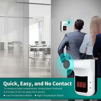 

T3 Non-contact Infrared Temperature Measurement Wall Mount Smart Sensor Digital Display Automatic Temperature Detector