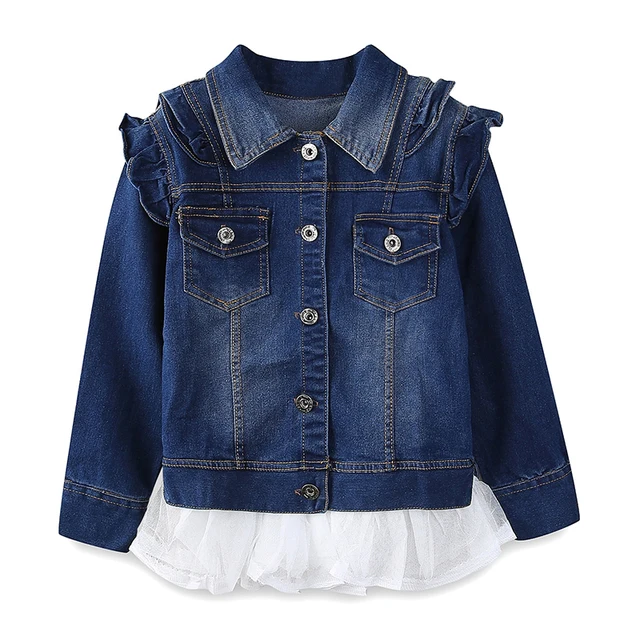 Mudkingdom Girls Denim Jacket Fashion 
