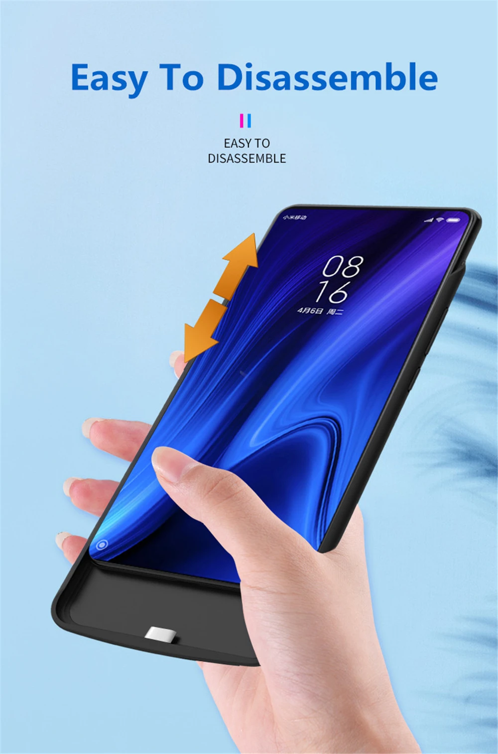 6500 мАч для Xiaomi Mi 9T Pro power Bank чехол для Xiaomi Mi 9T запасной чехол для телефона