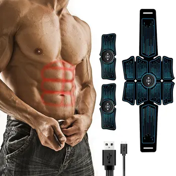 

Abdominal Muscle Stimulator Fitness Equipment Electrostimulation ABS Muscle Stimulator EMS Abdominal USB Training Gear Home Gym