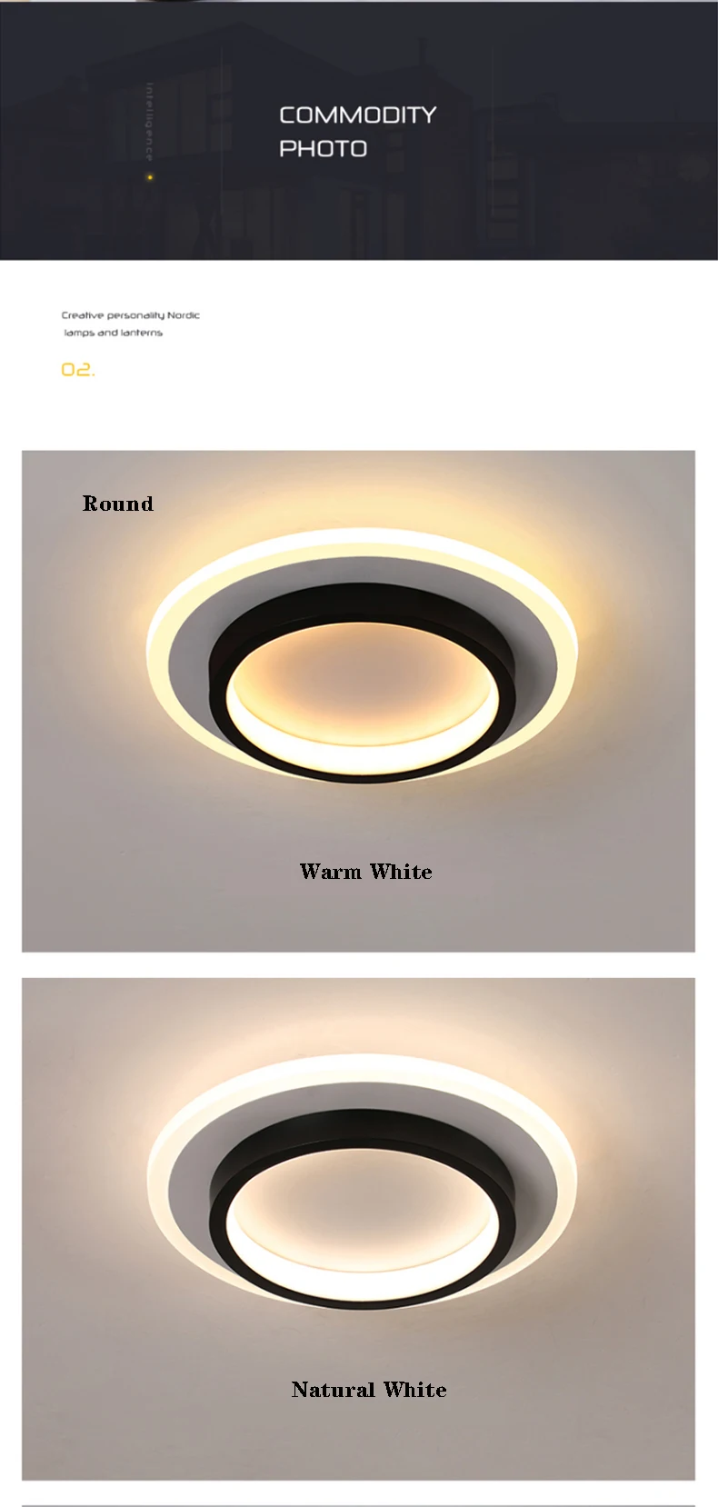 简约现代过道灯通道走廊灯门厅入户灯天花灯创意阳台灯衣帽间灯具-淘宝网_11