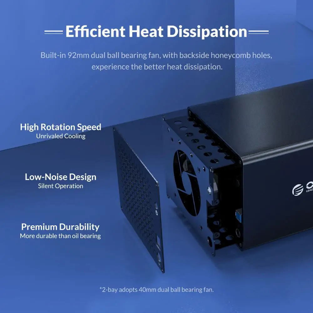 Док станция ORICO для жесткого диска 3 5 дюйма отсеков usb поддержка 80 ТБ гбит/с UASP