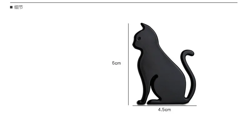 Автомобильный крутой популярный бренд Pet Cat Автомобильный логотип животное Металлическая Автомобильная наклейка Tag боковая этикетка внешняя царапина декоративная наклейка