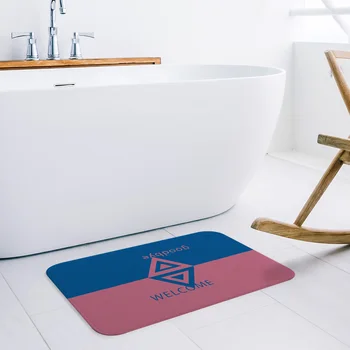 

Welcome And Goodbye4 Doormat Non-slip Rug Soft Bath Mats Bathroom Supplies Carpet Living Room