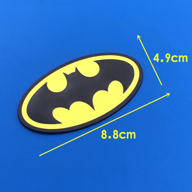 2 шт. цинковый сплав 3D логотип БЭТМЭН металлические наклейки автомобильные наклейки DIY аксессуары для укладки