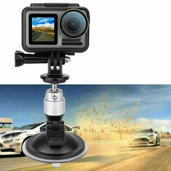 

Accessories Glass Mount Action Camera Stable Car Bracket Easy Install ABS Extension 360 Degree Rotating Suction Cup OSMO