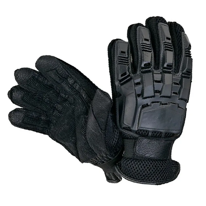Zwarte Militaire Handschoenen Outdoor Fietsen Sport Ademend Beschermende Full-Vinger Vechten Mannen Vervorming Army Tactical Handschoenen