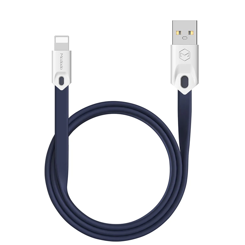 Mcdodo USB кабель для iPhone 11 Pro X 8 7 Plus 2.1A Micro USB кабель для быстрой зарядки type C кабель для передачи данных для samsung Xiaomi huawei - Color: For iPhone Blue