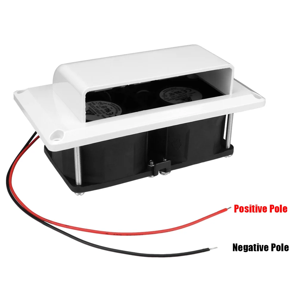 Ventilatore Laterale 12V Per Camper E Roulotte - Ventola Di Ventilazione Silenziosa Con Griglia | Universale Per Aria