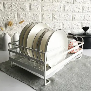 

1Pc Kitchen Multifunction Drying Rack Iron Sink Bowl And Chopsticks Organizer Dish Drainer Holder