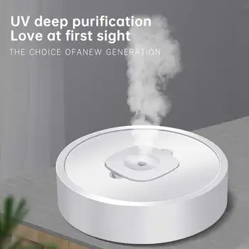 

USB Movable UV Sterilizer Ultrasonic Cool Mist Air Humidifier Diffuser Purifier Oil Mist Maker USB Humidifier For Home Office