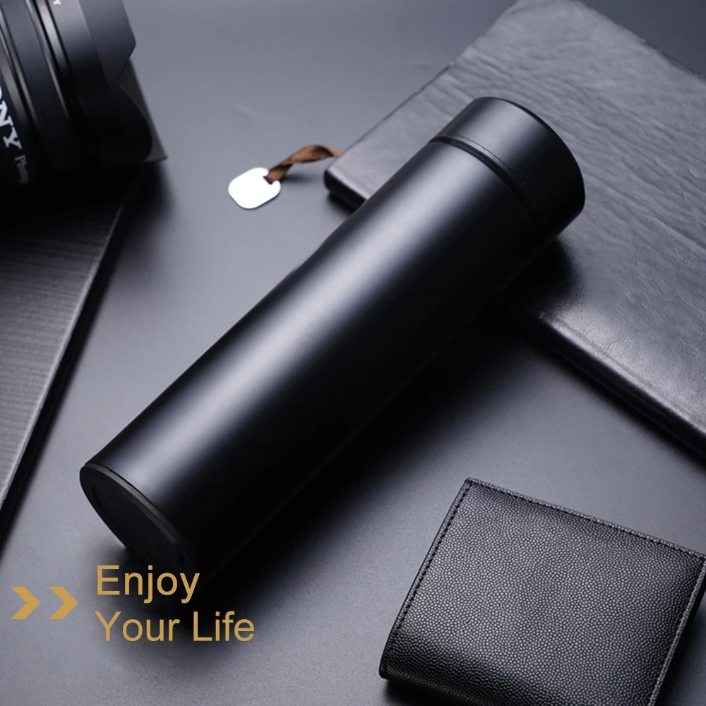 

Vacuum Insulation Cup Water Bottle Pro 500ML Stainless Steel Thermos-Cup Keeps Cold Hot for 24 hours 230 * 65mm