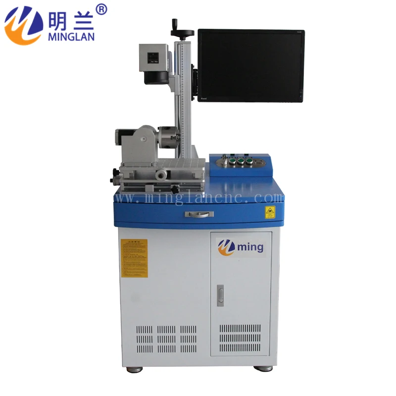  MINGLAN 30W fiber laser marking machine with Industrial computer MLF-30W