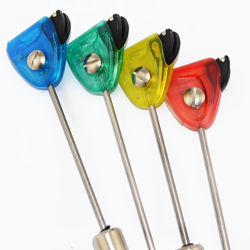 Hirisi 4Pcs Carp Fishing Swinger Led Illuminated Swinger Bite Indicator Swinger Carp Fishing Accessories
