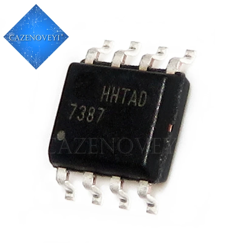 

10 шт./лот FAN7387M FAN7387 7387 лапками углублением SOP-8