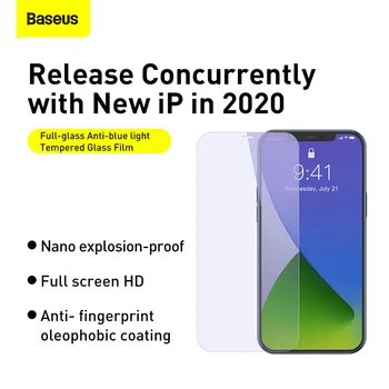 Baseus 2 шт 0,3 мм защита экрана для iPhone 12 Pro Max  3